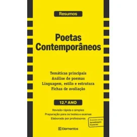 Resumos - Poetas contemporâneos - 12.º ano