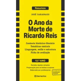 Resumos - O Ano da Morte de Ricardo Reis - José Saramago - 12.º Ano
