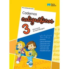 Cadernos Caligráficos 3 - Nível inicial de aprendizagem
