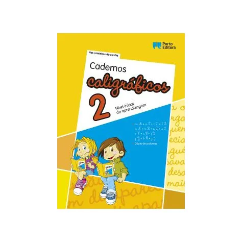 Cadernos Caligráficos 2 - Nível inicial de aprendizagem