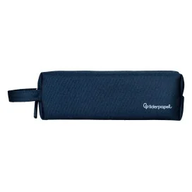 Estojo Escolar Liderpapel Classic Retangular C/Asa 210x70mm Azul Marinho