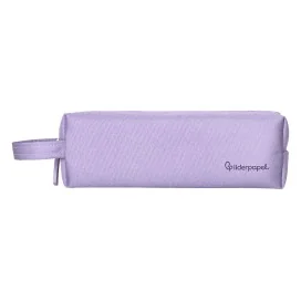 Estojo Escolar Liderpapel Classic Retangular C/Asa 210x70mm Lilás