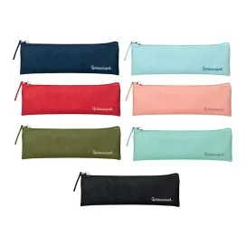 Expositor C/ 18 Estojos Escolares Liderpapel Planos Estreitos C/ Fecho 200x60mm Cores Sortidas