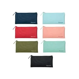 Expositor C/ 18 Estojos Escolares Liderpapel Planos Largos C/ Fecho 200x100mm Cores Sortidas