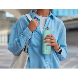 Garrafa Antartik Isotermica Aço Inoxidavel Livre de BPA 500ml Menta