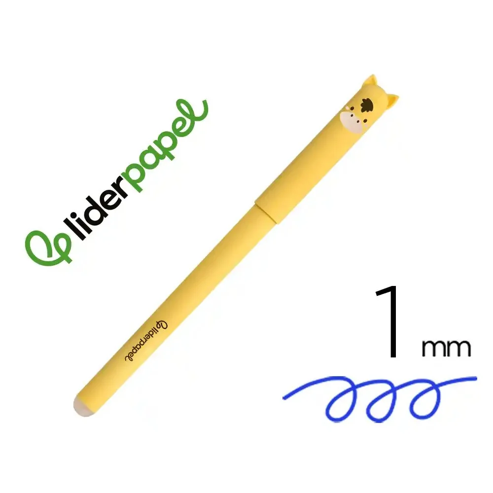 Esferográfica Fantasia Liderpapel Animal Town Apagável Tinta Azul Cavalo