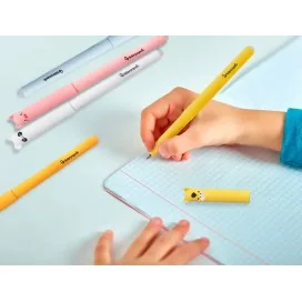 Esferográfica Fantasia Liderpapel Animal Town Apagável Tinta Azul Cavalo