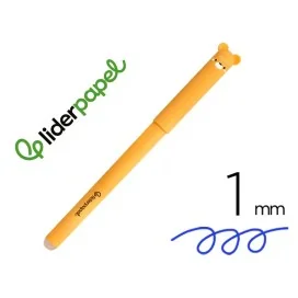 Esferográfica Fantasia Liderpapel Animal Town Apagável Tinta Azul Esquilo