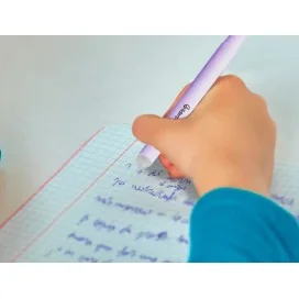 Esferográfica Fantasia Liderpapel Animal Town Apagável Tinta Azul Gato