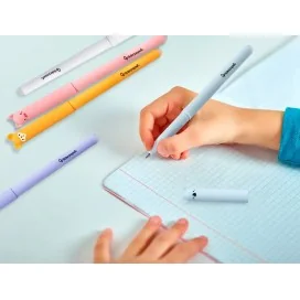 Esferográfica Fantasia Liderpapel Animal Town Apagável Tinta Azul Koala