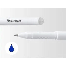 Esferográfica Fantasia Liderpapel Animal Town Apagável Tinta Azul Panda