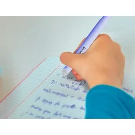 Esferográfica Fantasia Liderpapel Animal Town Apagável Tinta Azul Urso