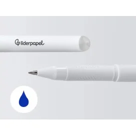 Esferográfica Fantasia Liderpapel Animal Town Apagável Tinta Azul Vaca