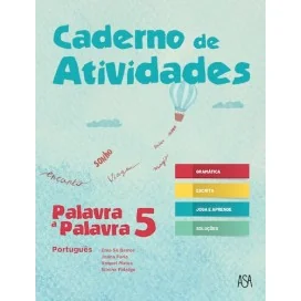 9789892360188 - Palavra a Palavra 5 - Português - Caderno do Atividades