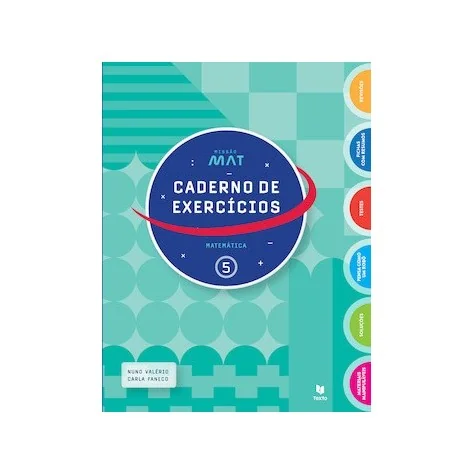 9789724756844 - Missão Mat 5 - Matemática - Caderno de Atividades