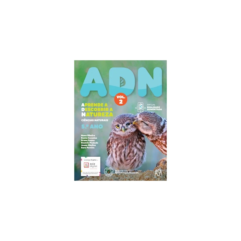 9789892360119 - ADN 5 - Ciências Naturais - Manual do Aluno