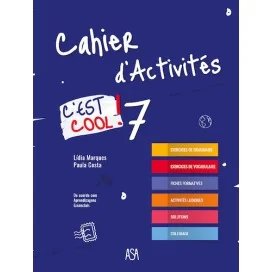 9789892349947 - C'est cool! 7 - Francês - Caderno de Atividades