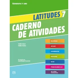 9789892349909 - Latitudes 7 - Geografia - Caderno de Atividades