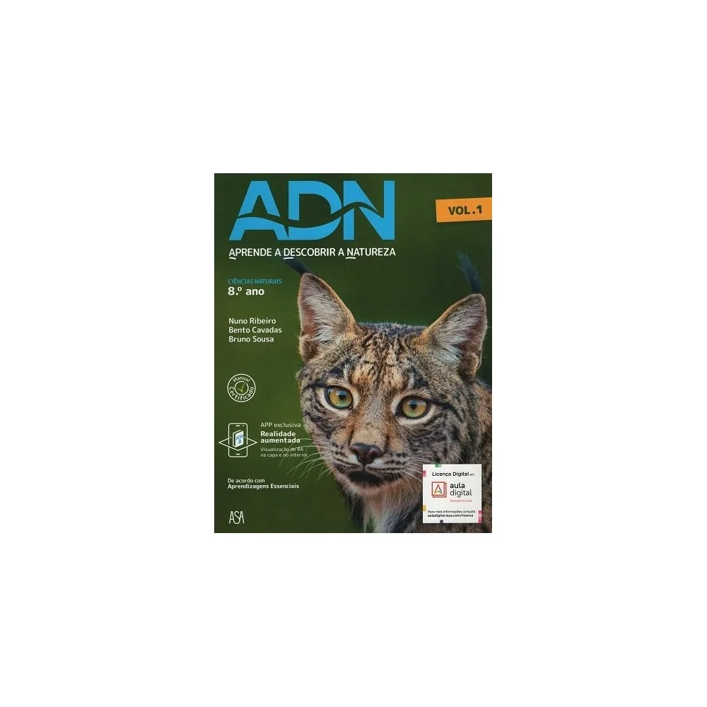 9789892352770 - ADN 8 - Ciências Naturais - Manual do Aluno