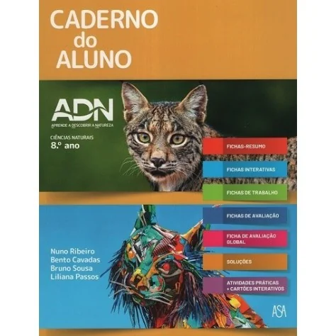 9789892352787 - ADN 8 - Ciências Naturais - Caderno de Atividades