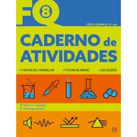9789892352800 - NOVO FQ 8 - Físico-Química - Caderno de Atividades