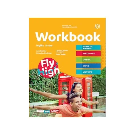 9789892352886 - Fly High 8 - Inglês - Caderno de Atividades