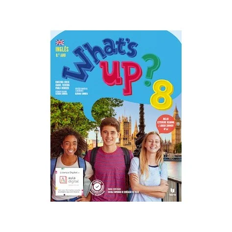 9789724756691 - What's up? 8 - Inglês - Manual do Aluno