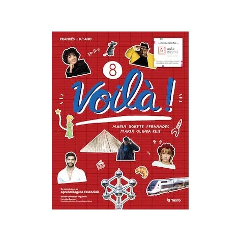 9789724756660 - Voilà! 8 - Francês - Manual do Aluno