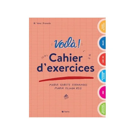 9789724756677 - Voilà! 8 - Francês - Caderno de Atividades