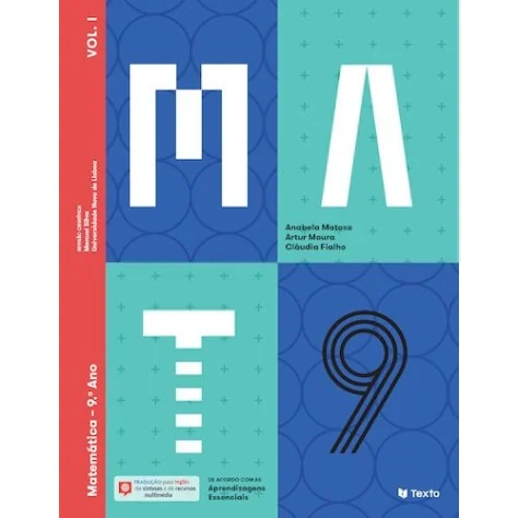 9789724758633 - MAT 9 Matemática - Manual do Aluno