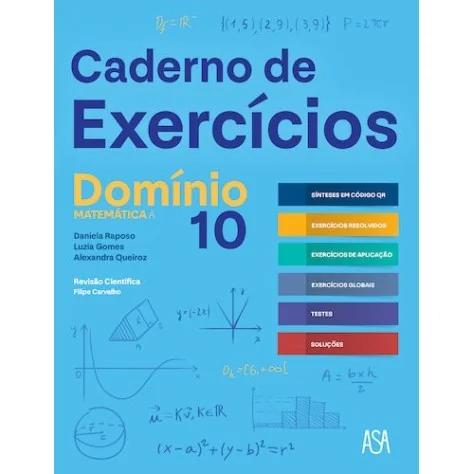 9789892360249 - Domínio 10 - Matemática A - Caderno de Atividades