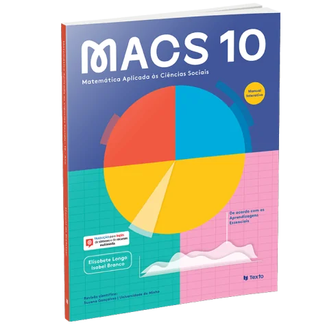 9789724758923 - MACS 10 - Matemática Aplicada às Ciências Sociais - Manual do Aluno