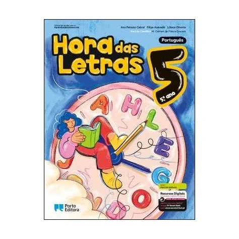 9789720200211 - Hora das Letras 5 - Português - Manual do Aluno
