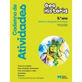 9789720204301 - GeoHistória 5 - História e Geografia de Portugal - Caderno de Atividades