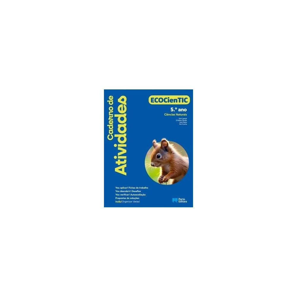 9789720206985 - ECOCienTIC 5 - Ciências Naturais - Caderno de Atividades/Organizar ideias!