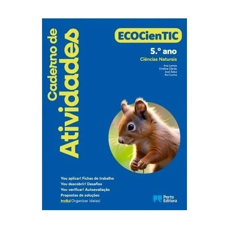 9789720206985 - ECOCienTIC 5 - Ciências Naturais - Caderno de Atividades/Organizar ideias!