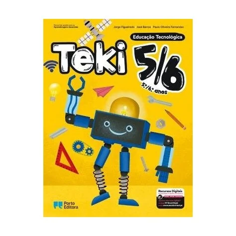 9789720207296 - Teki - Educação Tecnológica - 5.º/6.º Anos - Manual do Aluno