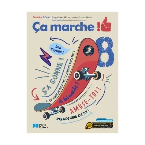 9789720318077 - Ça marche ! - Francês - 8 Ano - Manual do Aluno