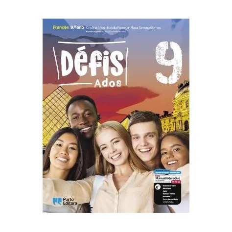 9789720318558 - Défis Ados 9 - Francês - Manual do Aluno