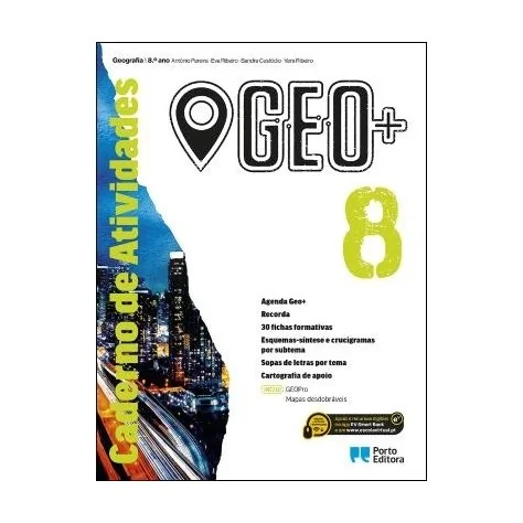 9789720320865 - GEO+ 8 - Geografia - Caderno de Atividades/GEOPro