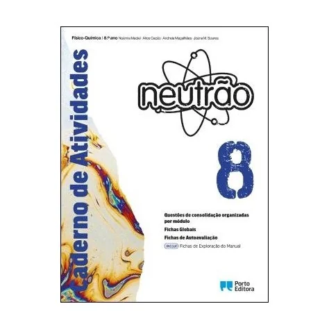 9789720328724 - Neutrão 8 - Físico-Química - Caderno de Atividades