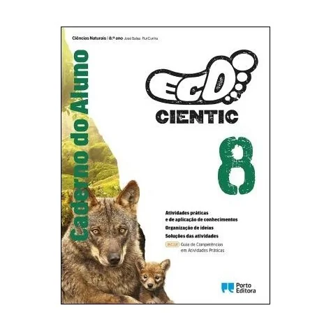 9789720329530 - ECOCienTIC 8 - Ciências Naturais - Caderno de Atividades