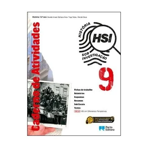 9789720330123 - HSI: História Sob Investigação 9 - Caderno de Atividades/HSI em Diferentes Perspetivas