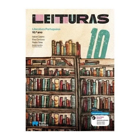 9789720400710 - Leituras 10 - Literatura Portuguesa - Manual do Aluno
