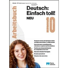 9789720406651 - Deutsch: Einfach Toll! NEU 10 - Alemão - Iniciação - Arbeitsbuch - Caderno de Atividades