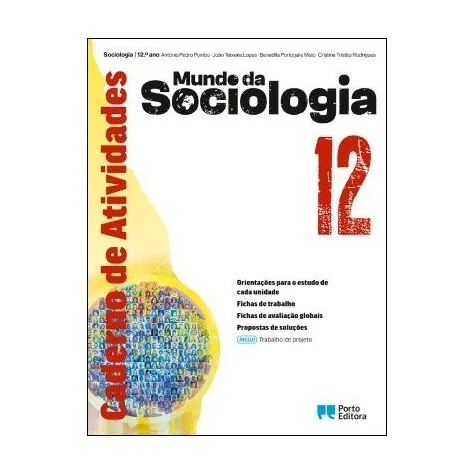 9789720411808 - Mundo da Sociologia 12 - Caderno de Atividades/Trabalho de Projeto