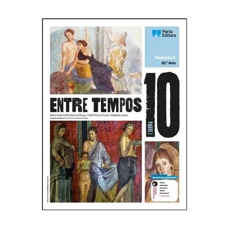 9789720412188 - Entre Tempos 10 - História A ( 3 Volumes) - Manual do Aluno