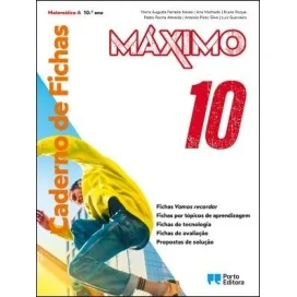 9789720420633 - Máximo 10 - Matemática A - Caderno de Atividades