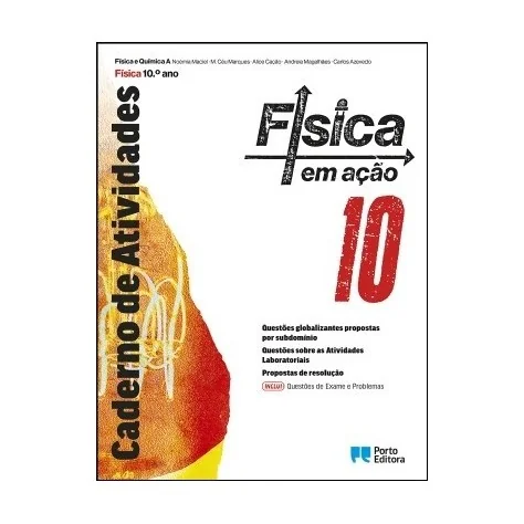 9789720423634 - Física em Ação 10 - Física A - Caderno de Atividades