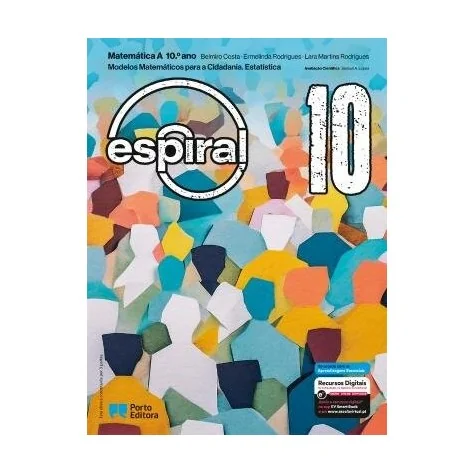 9789720425201 - Espiral 10 - Matemática A ( 3 Volumes) - Manual do Aluno